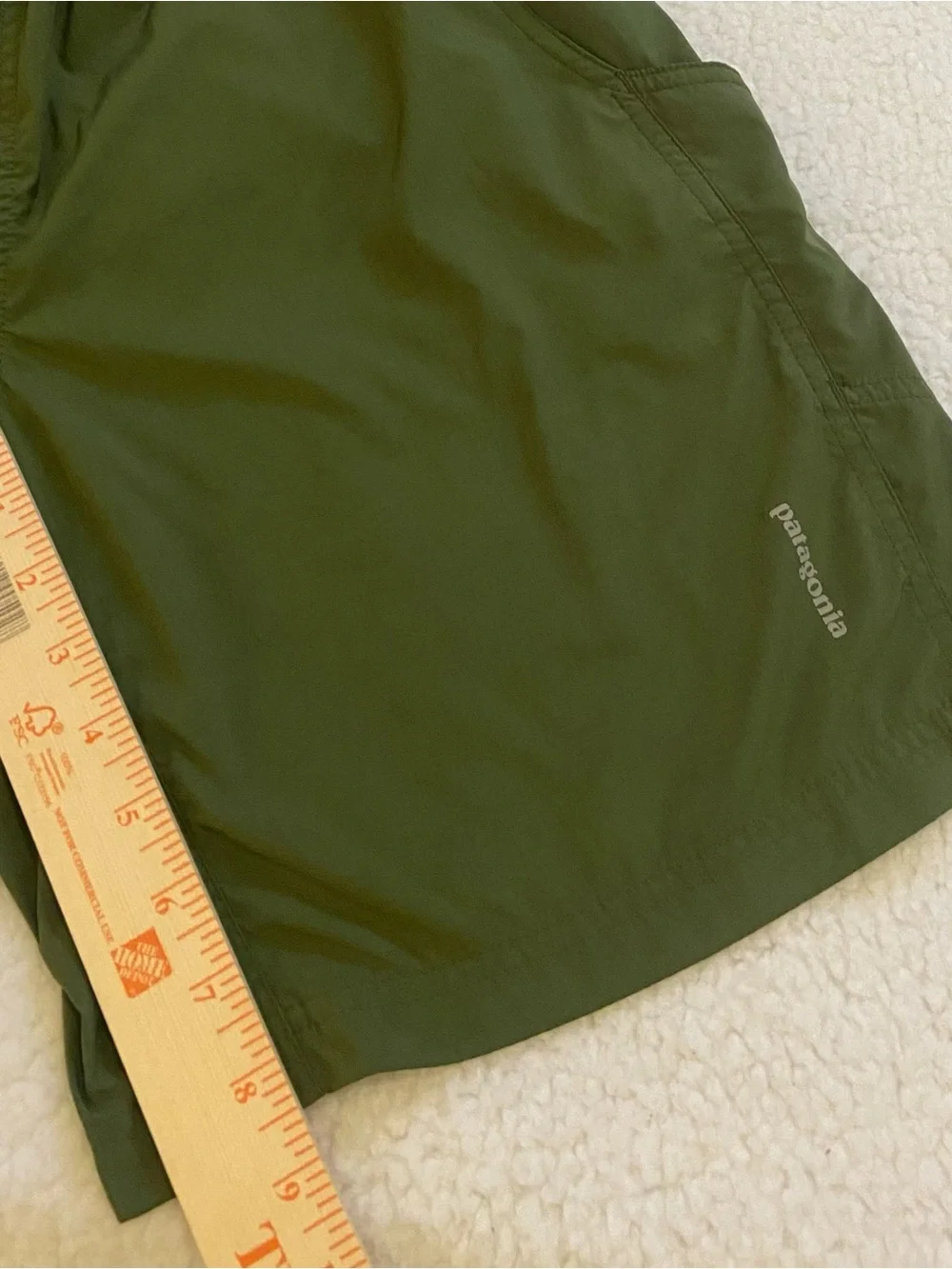 Patagonia Ultra Shorts Mens M Olive Lightweight Hiking Swim Trunks Outdoor Lined